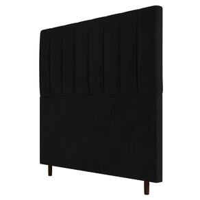 Cabeceira Cama Box Solteiro Itália 90cm Corano Preto