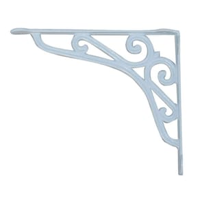 Cantoneira Branca Suporte De Parede Mão Francesa 20X25Cm