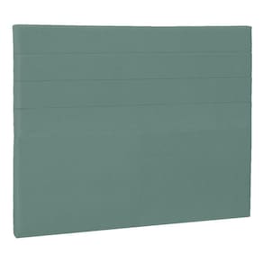 Cabeceira Casal Porto P04 140 Cm Suede Turquesa Tca 946
