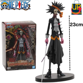 Boneco One Piece - Brook com Bastão - Action Figure 23cm