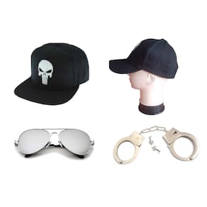 Kit Fantasia Do Justiceiro C/ 3 Peças
