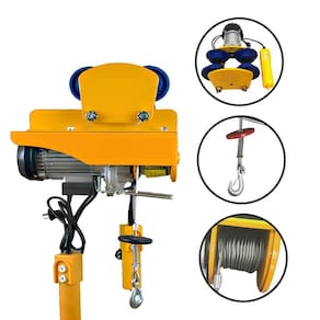 Guincho Talha Elétrico com Trolley 600/1200Kg Içamento Arraste Estacionário Importway Iwget-600/1200