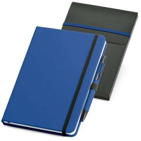 Caderneta 14X21Cm Sem Pauta Grades Topget - Azul Royal