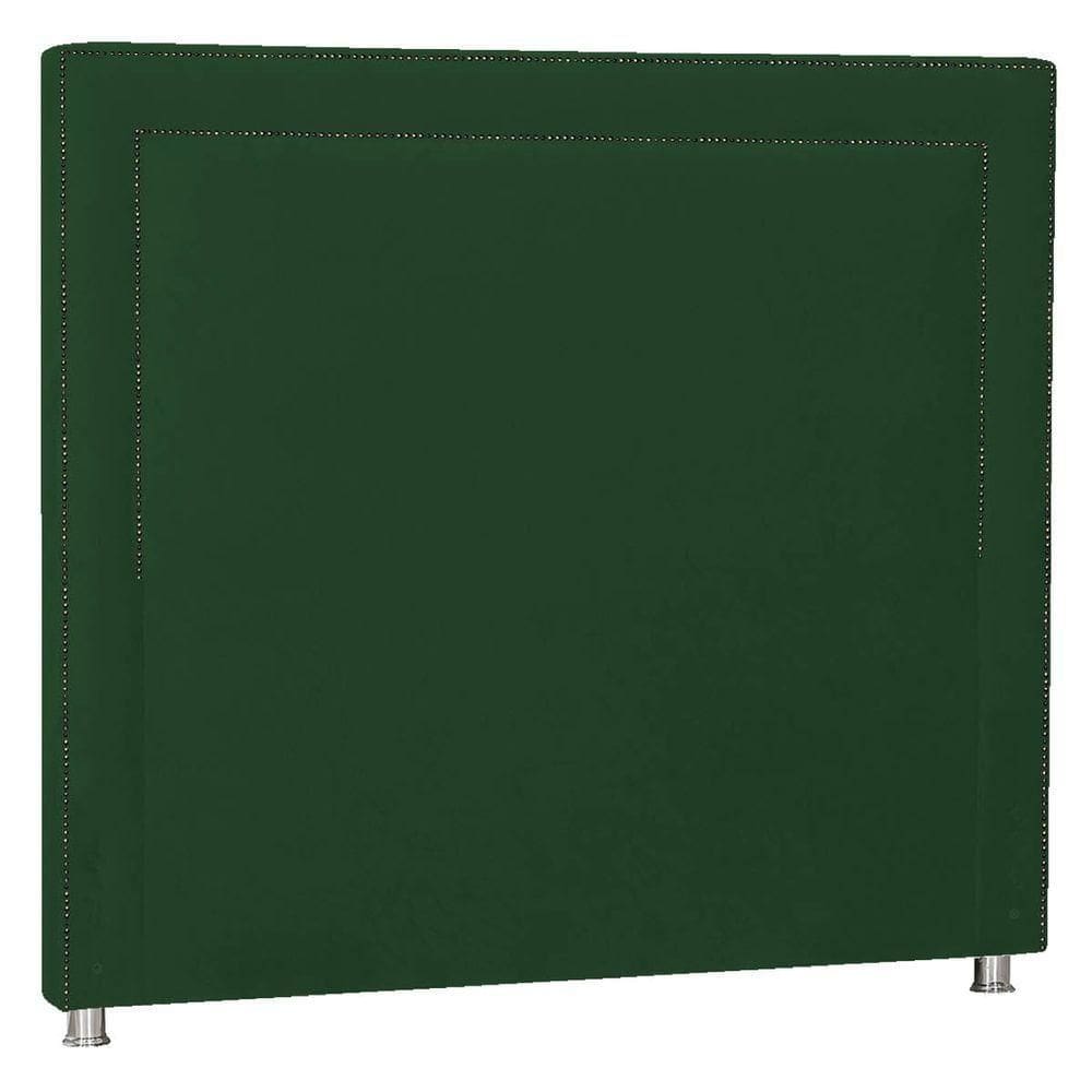 Cabeceira Solteiro Moscou P04 90 Cm Suede Verde