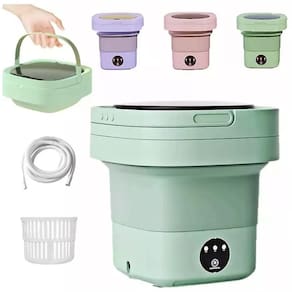 Mini Lavadora Portátil Lilás