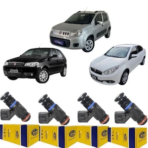 4 Bicos Injetor Palio Uno Siena 1.0 Ipe078 Magnetti Marelli