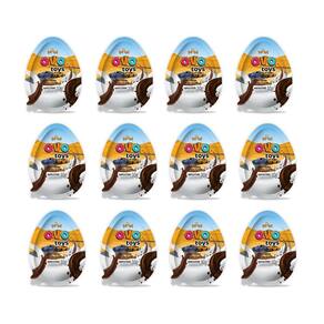 OVO TOYS MENINOS - kit com 12 unidades - Chocolate