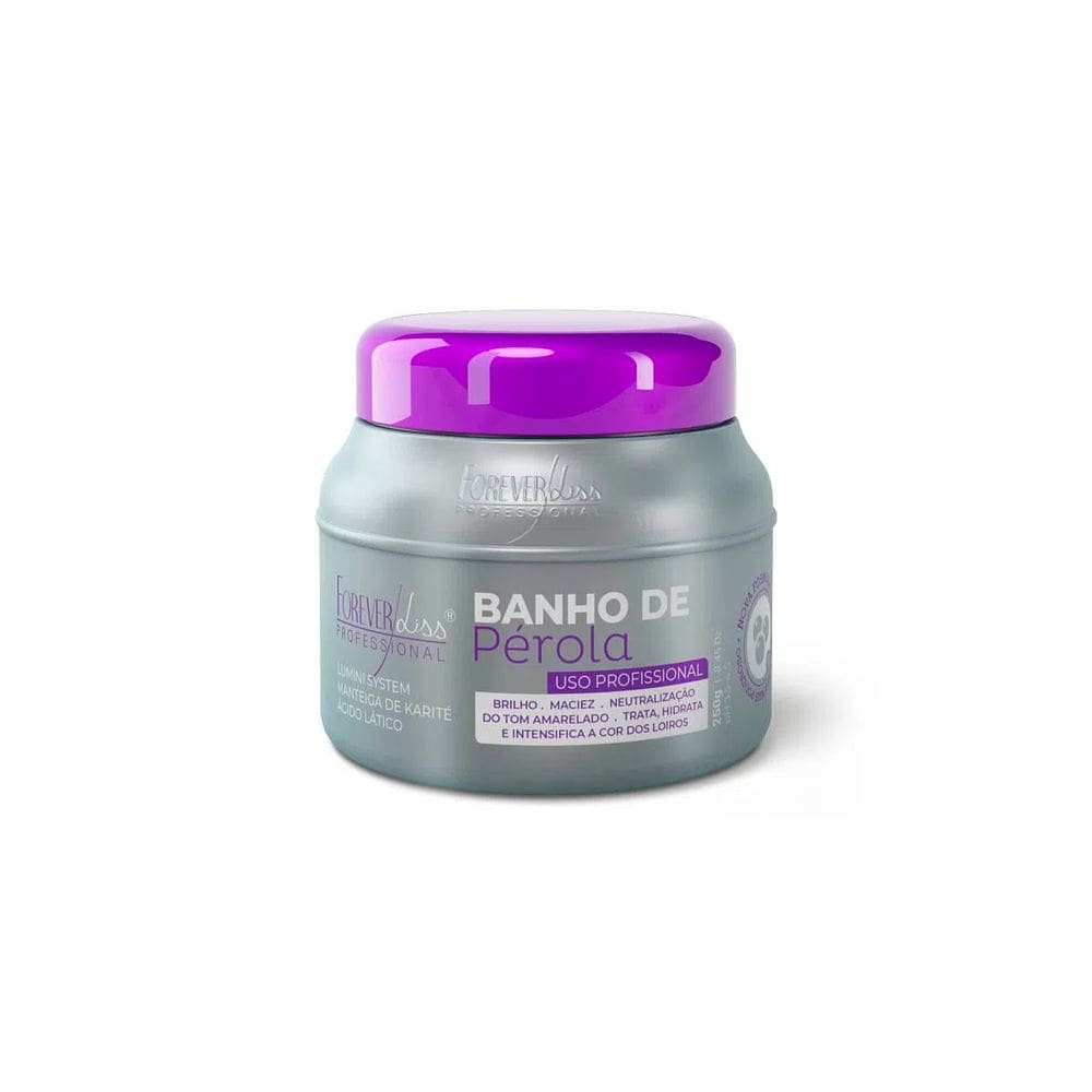 Máscara Banho de Pérola Forever Liss 250g