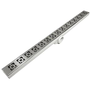 Ralo Inox 5cm Estreito Dubai Banheiro Coletor Branco Tela