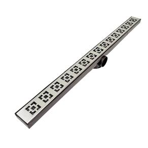 Ralo 70cm Inox modelo Dubai com Tela e coletor Marrom