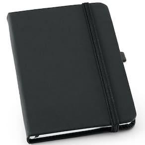 Caderneta 9X14Cm 80 Folhas Sem Pauta Lagos Topget - Preto