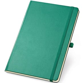 Caderneta 12X18Cm 80 Folhas Sem Pauta Manner Topget - Verde