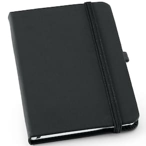 Caderneta 9X14Cm 80 Folhas Pautadas Tract Topget - Preto
