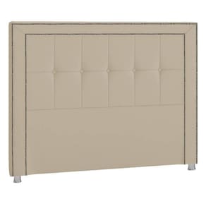 Cabeceira Casal Catania P04 140 Cm Suede Bege Tca 941