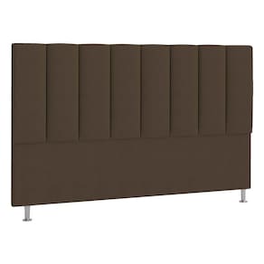 Cabeceira Casal Hannover P04 140 Cm Suede Marrom Tca 942