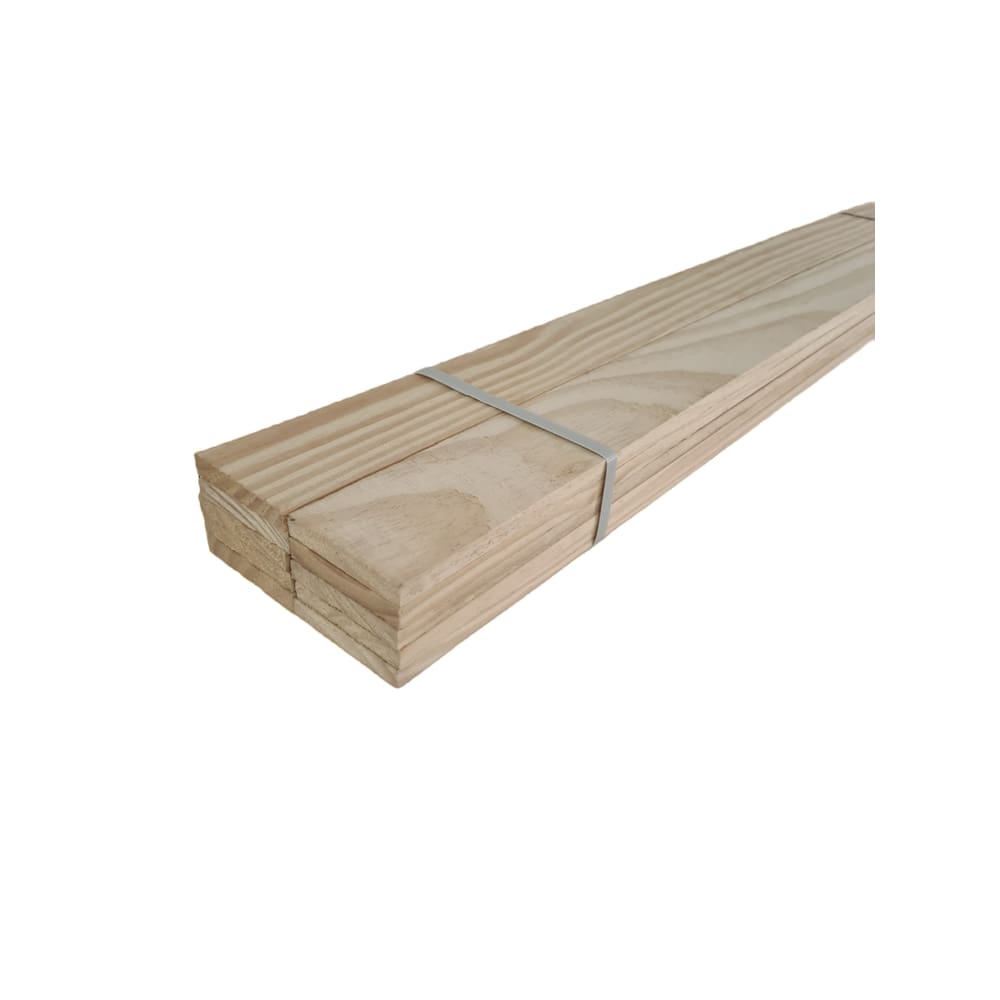 100 Ripas Sarrafos 1x7x50 cm Madeira de Pinus Artesanato