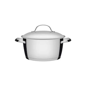 Caçarola Funda Tramontina Allegra Em Aço Inox Com Fundo Triplo 22 Cm 4,2 L Tramontina