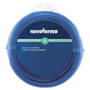 Fio De Corte Para Roçadeira Quadrado 2.4mm 50 Metros Nova Forma