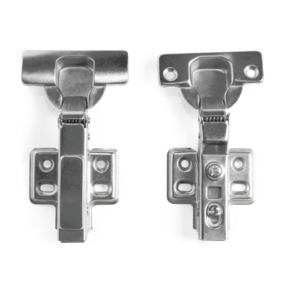 Kit 5 Dobradiças Inox Curva com Amortecedor 35mm