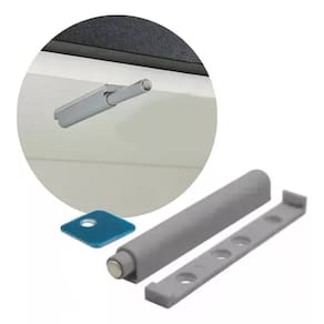 Kit 3 Fechos Toque Magnético Pulsador Gaveta Porta Armário
