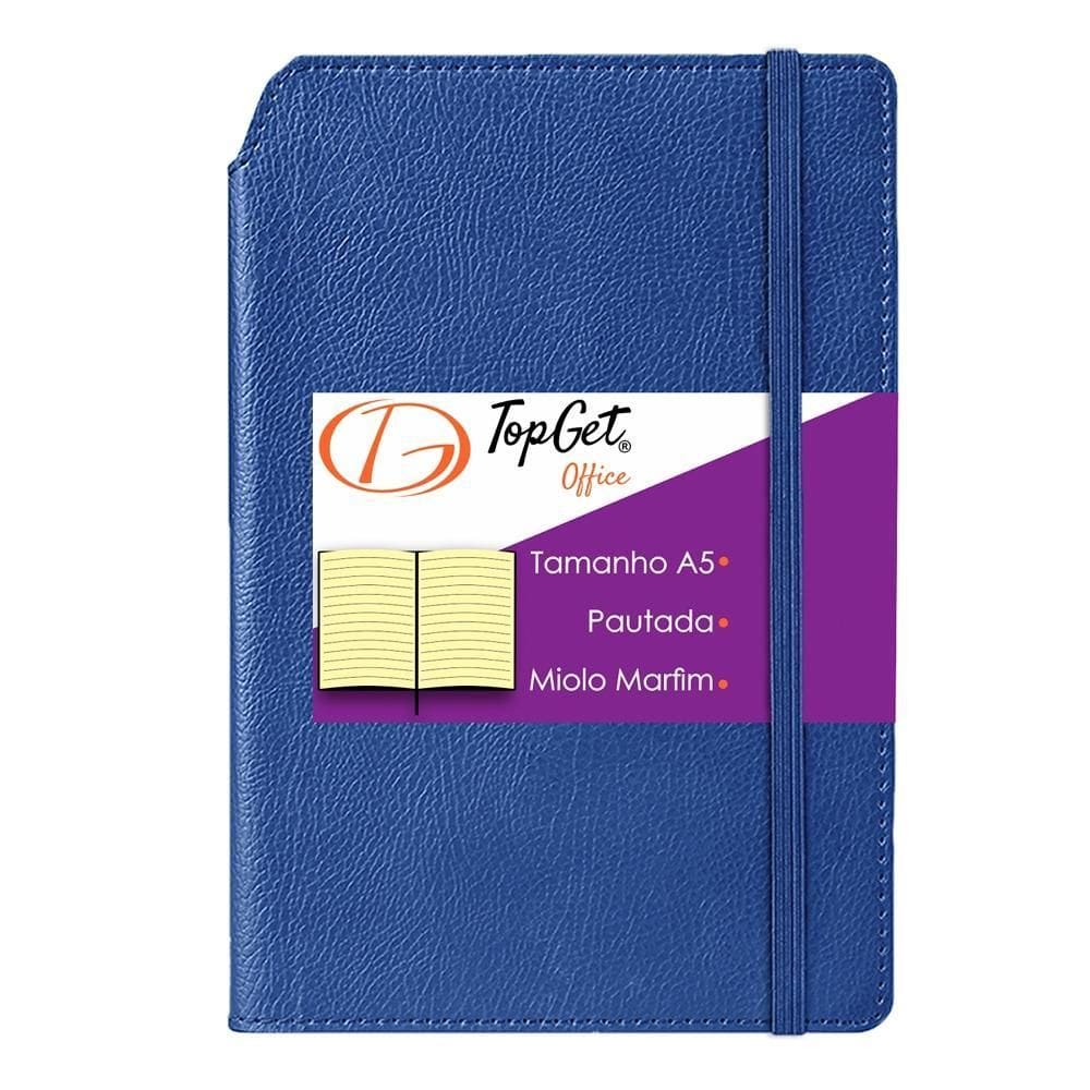Caderneta Smart 14X21Cm 96 Fls Pautadas - Azul
