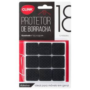 Kit 18 Protetor Adesivo Móveis Pé Sofá Cadeira E Mesa Preto
