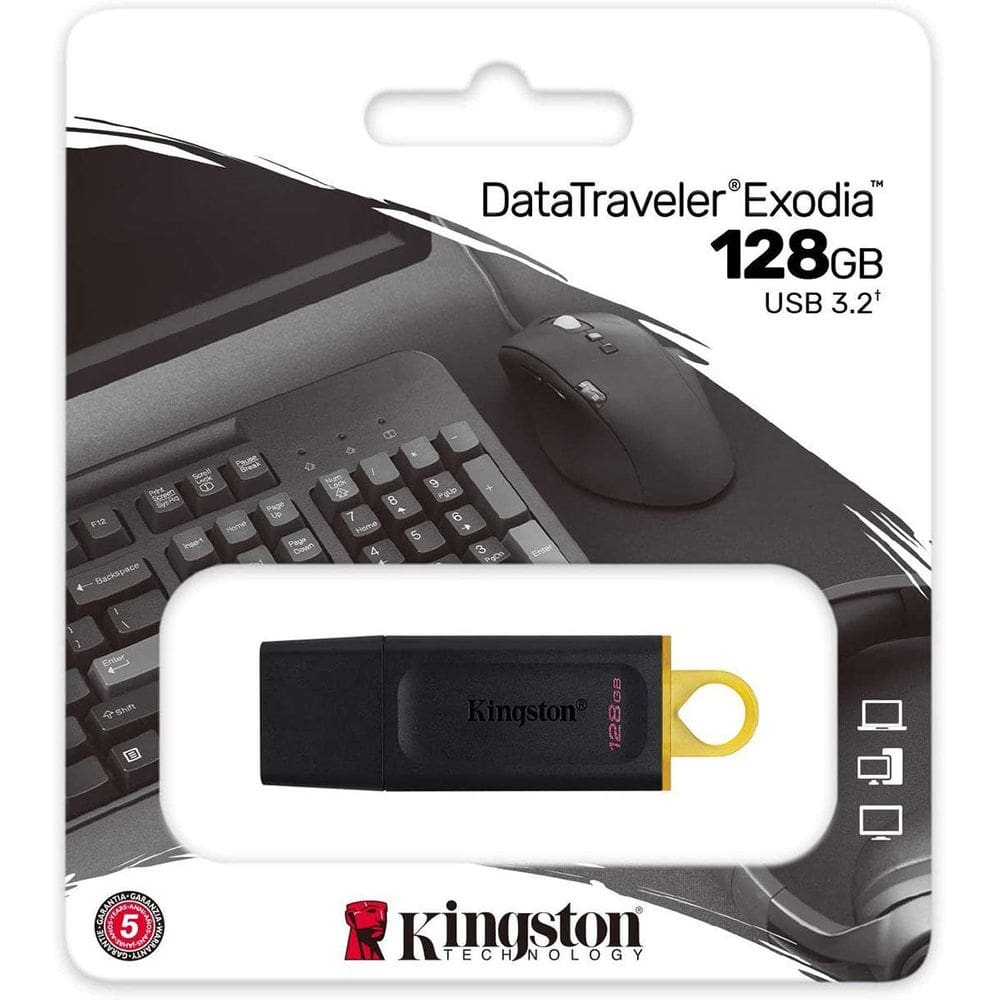 Pendrive 128Gb Kingston Datatraveler Exodia, Usb 3.2