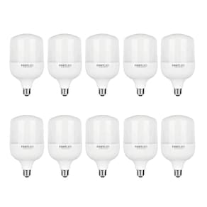 Kit 10 Lâmpadas Led Branca 60W 6500K Bulbo T Fortled