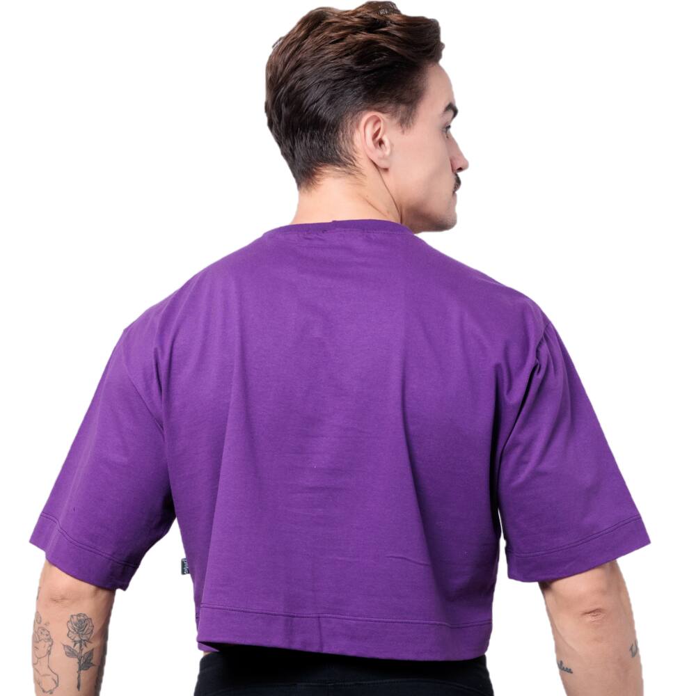 Cropped Masculino Roxo Oversized - JWilas Streetwear | Casas Bahia
