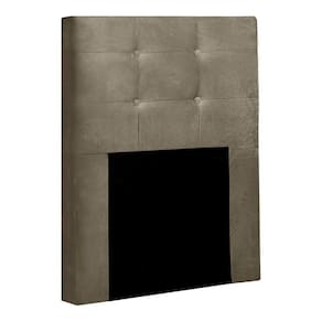 Cabeceira Solteiro Heloísa I02 90 Cm Suede - Bege
