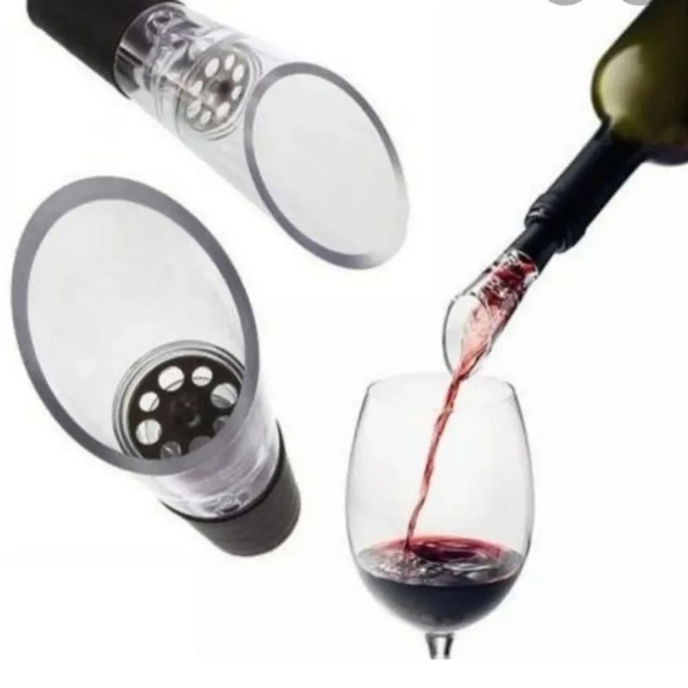 Bico Dosador De Vinho Salva Gotas Tampa Acrílico
