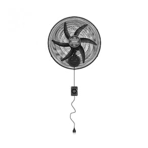 Ventilador De Parede 50cm Premium Preto 110v
