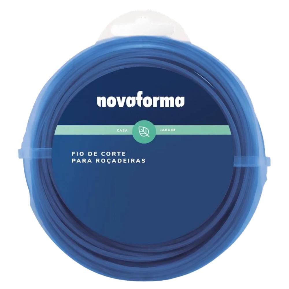 Fio De Corte Para Roçadeira Redondo 2.6mm 20 Metros Nova Forma