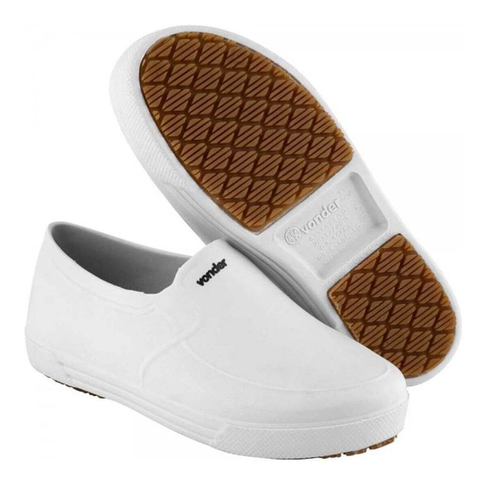 Sapato Ocupacional Classic Sem Salto 36 Branco Vonder