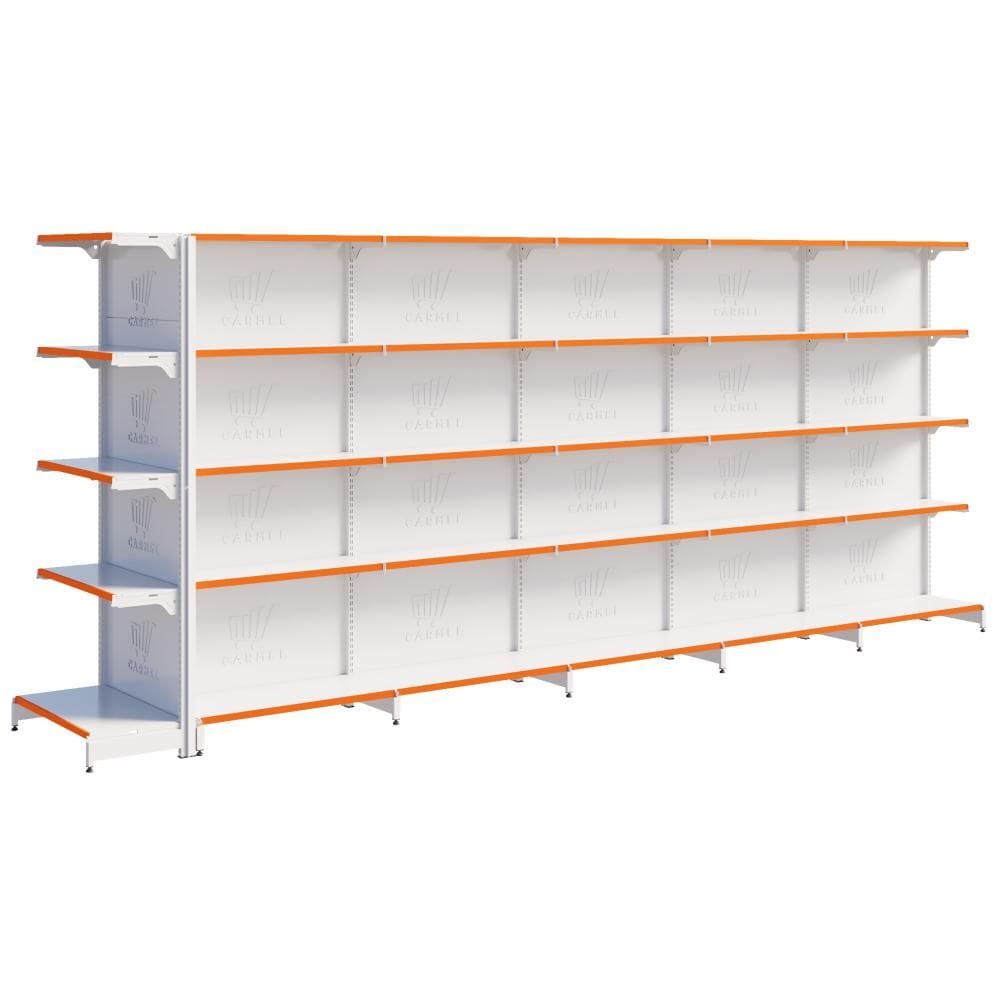 Gôndola Expositor Fit Centro 1 Ponta 1 Inicial E 4 Continuações 2,02m Mercado Amapá