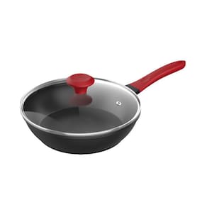 Frigideira Alumínio Fetti 24Cm Antiaderente Tampa Vidro