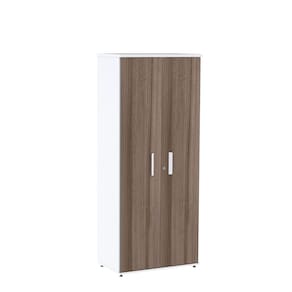 Armário para Escritório Alto 02 Portas Pivotante Aac1900 Branco/Walnut