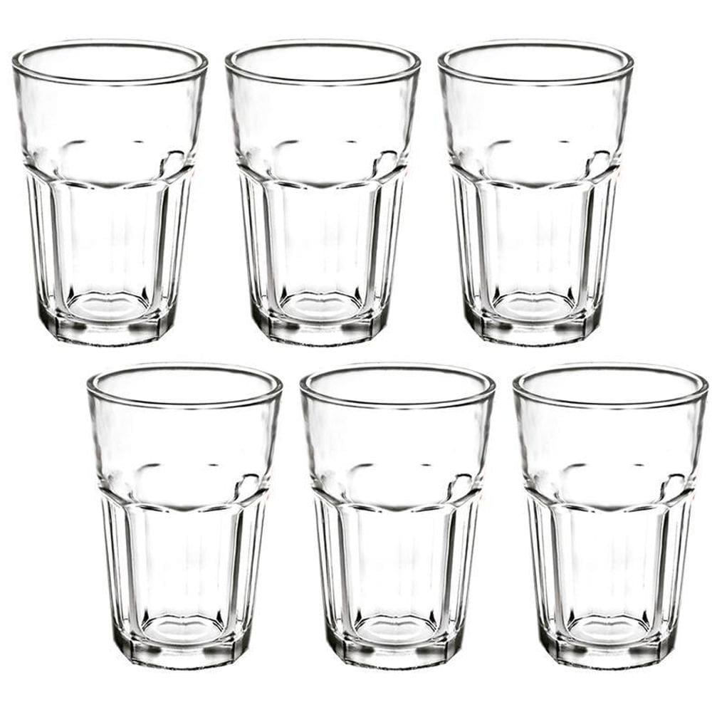 Conjunto 6 Copos Vidro Casual 350Ml Class Home