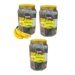 Kit 3 Potes De 1,020 Kg Doce De Banana Com 20Un Festa Junina