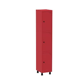 Roupeiro em Aço Mt 1v 3 Portas Pitâo Vermelho