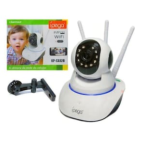 Camera De Segurança Com 3 Antena Wifi Ip 1080 Ipega Kp-Ca128