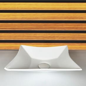 Cuba De Vidro Quadrada 30cm 28,5x30cm Branco Fosco