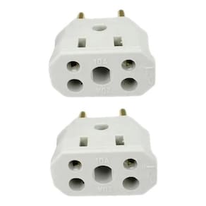 Kit 2 Plugs Adaptador Tomada Bob Esponja 10A/20A 3/2Pinos
