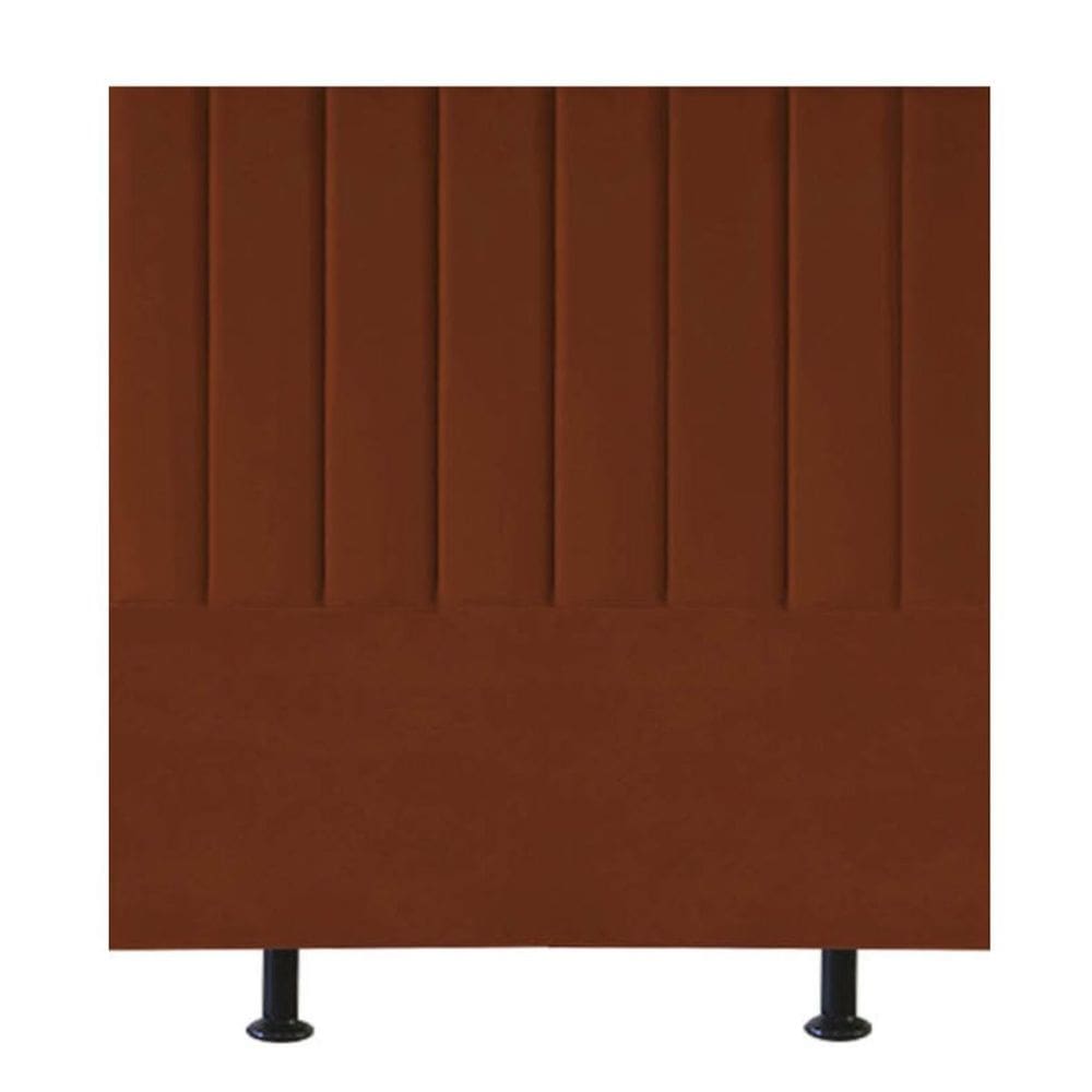 Cabeceira Estofada Cama Box Solteiro 90 cm Maria Veludo