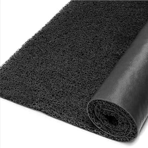 Rolo Capacho Vinil 12mm Preto RM Decor 11,00 x 1,2m (13,2m²)