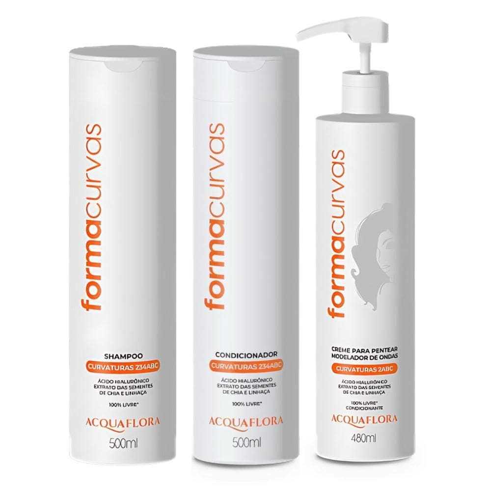 Kit Acquaflora Forma Curvas Com 3 2Abc