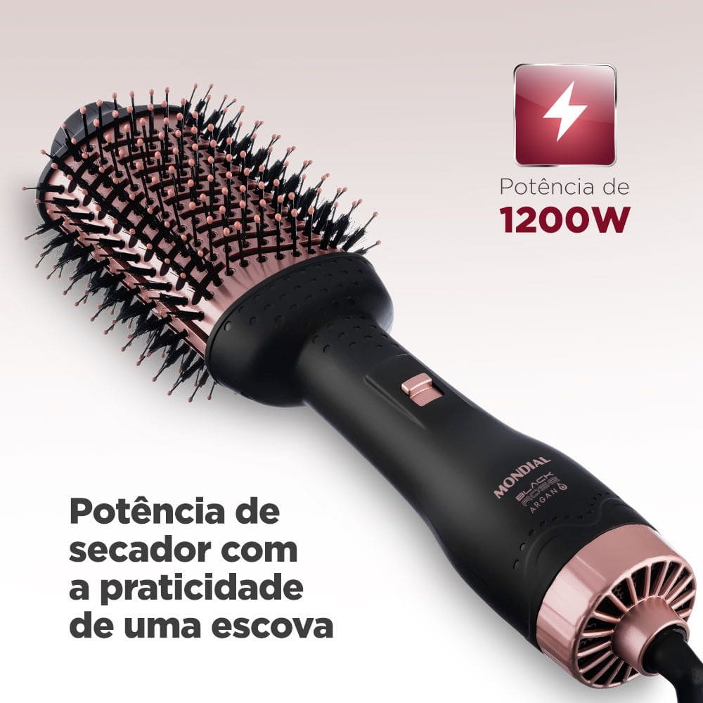 Escova ES-14 Secadora com Óleo de Argan Mondial