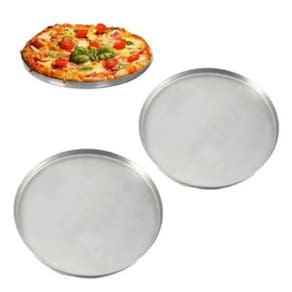 Kit forma de Pizza 2 unidades: 1 Forma 30cm + 1 Forma 35cm