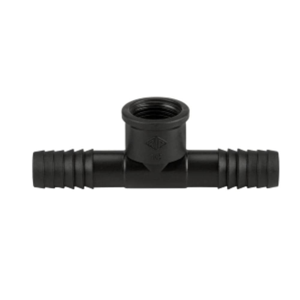 Tee Irrigação Interno Rebouças 90 1P Preto - Embalagem 25 Unidades