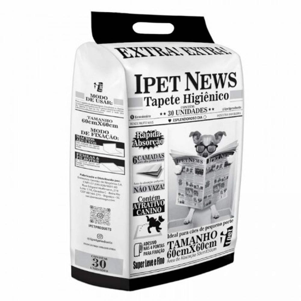 Tapete Hig Ipet News 60X60 30 Un Economico